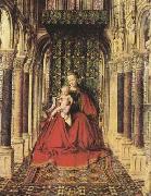 Jan Van Eyck The Virgin and Child in a Church (mk08) Sweden oil painting reproduction